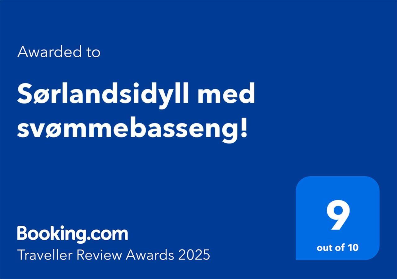 Sorlandsidyll Med Svommebasseng! Apartment Kristiansand Exterior foto